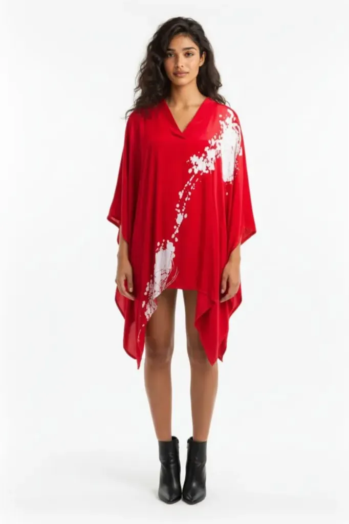 [T002] Slik Kaftan Top